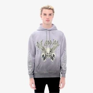 Cult of Individuality CULT LEPPARD PULLOVER SWEATSHIRT LIMITED EDITION